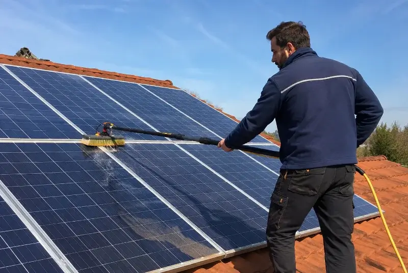 Nettoyage et entretien de panneaux solaires à Tornac